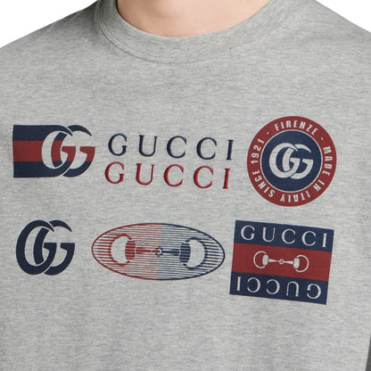 GUCCI MOTORCROSS T-SHIRT GREY
