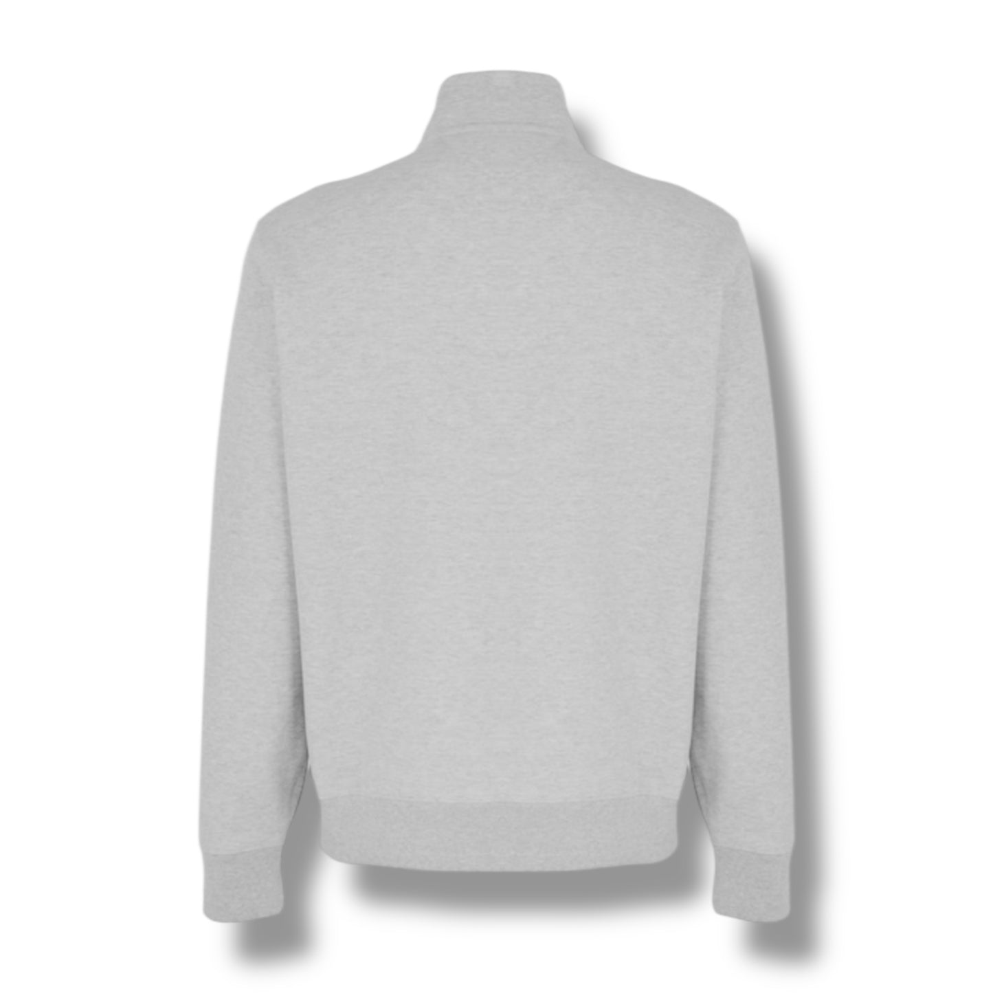 RALPH LAUREN TECH 1/4 ZIP SWEATSHIRT HEATHER GREY