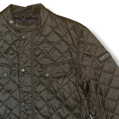 BARBOUR QUILTED JACKET KHAKI GREEN