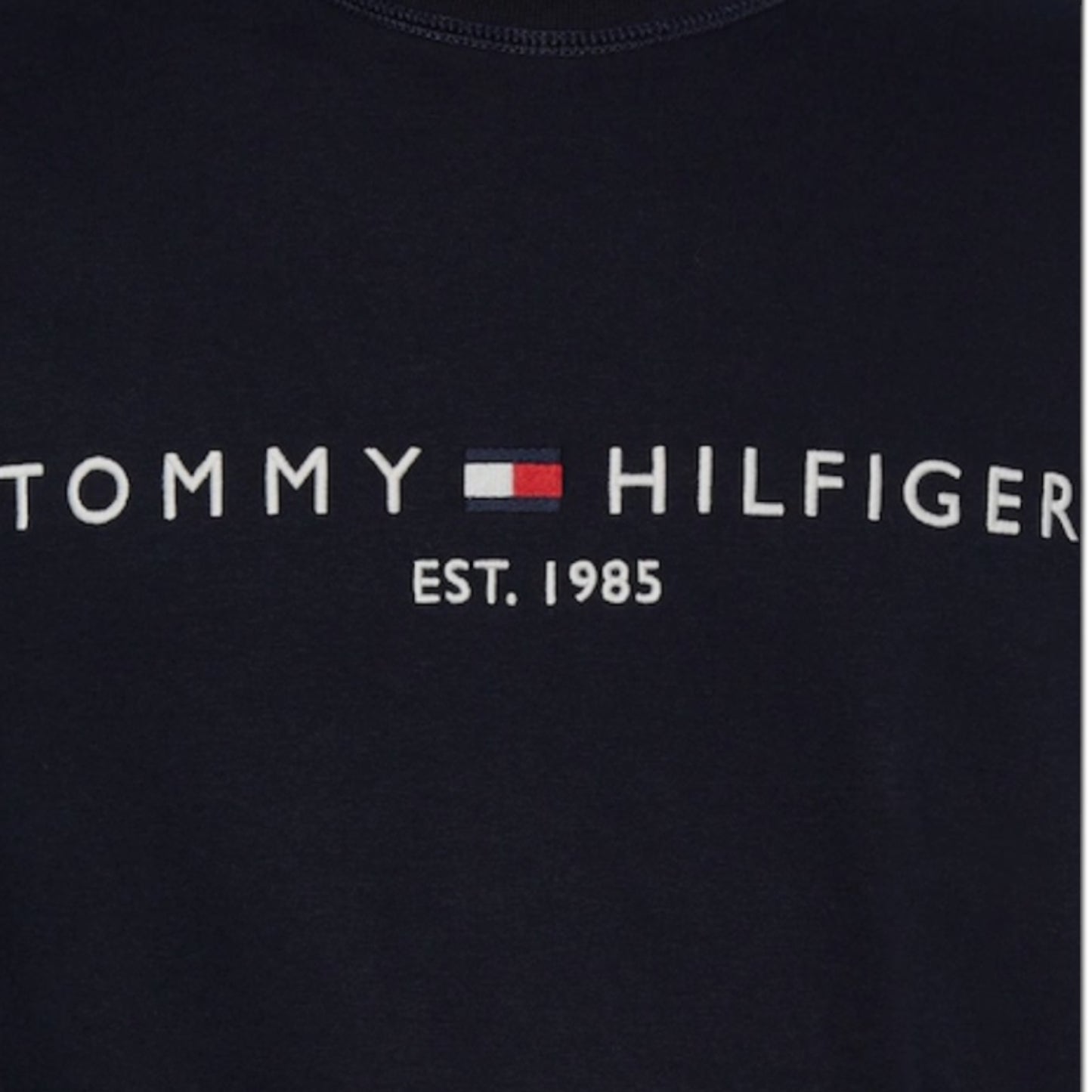 TOMMY HILFIGER LOGO SWEATSHIRT NAVY BLUE