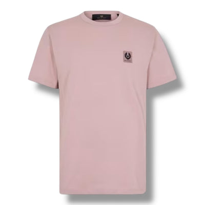 BELSTAFF PHOENIX PATCH LOGO T SHIRT DUST PINK