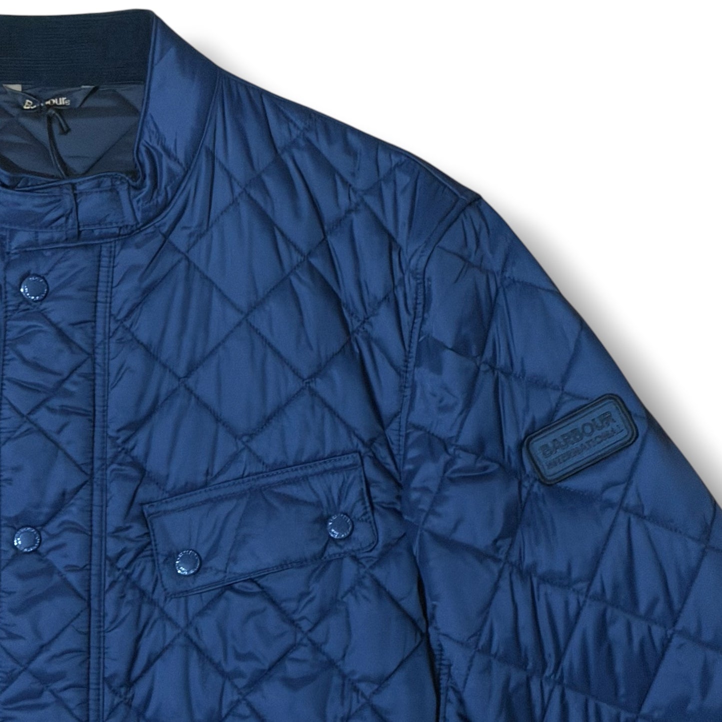 BARBOUR QUILTED JACKET NAVY BLUE