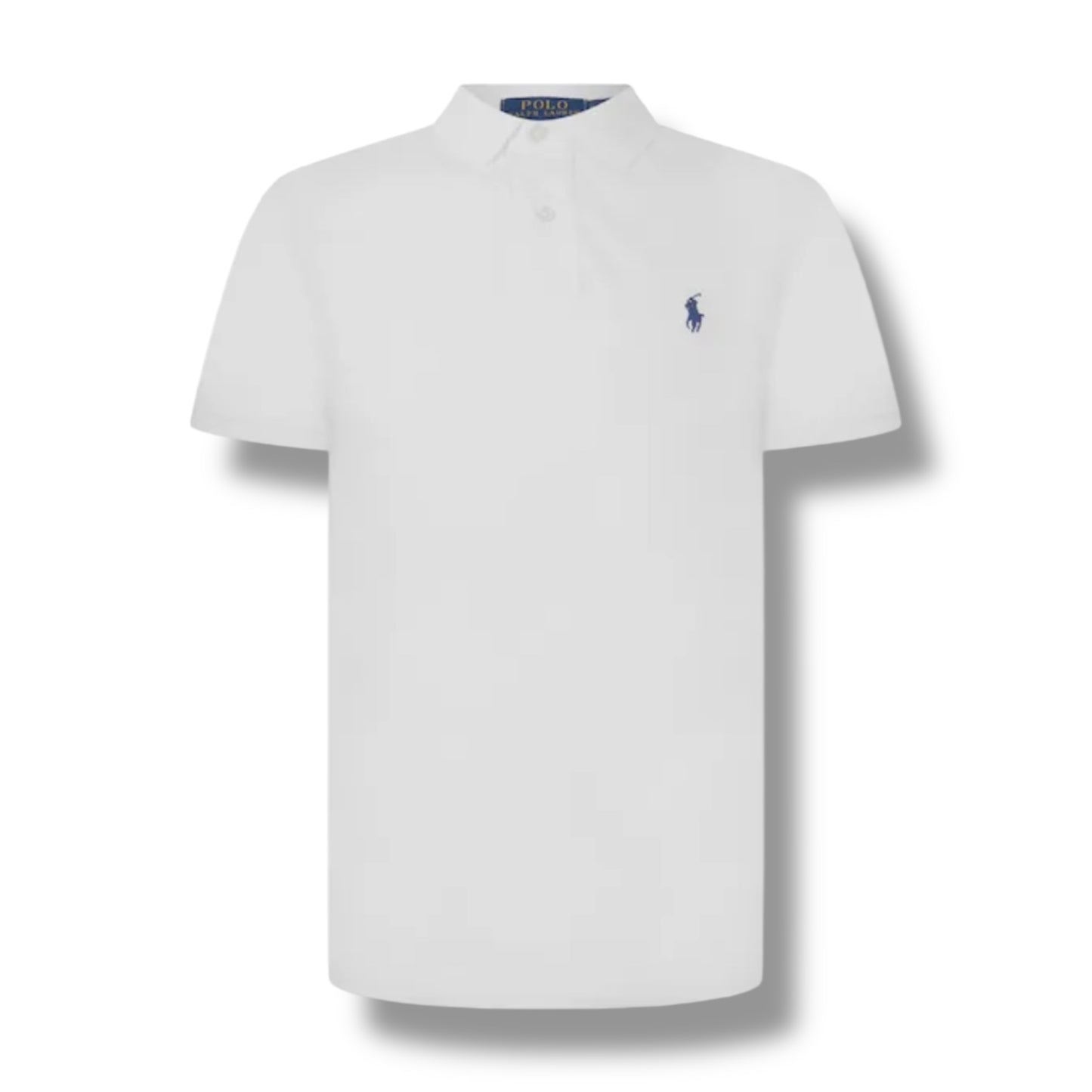 RALPH LAUREN CUSTOM FIT POLO SHIRT WHITE