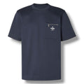 FENDI ZIP POCKET T-SHIRT NAVY BLUE