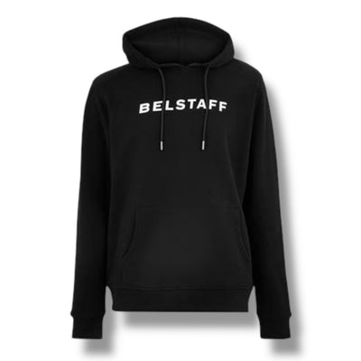 BELSTAFF CHEST LOGO HOODIE SWEATSHIRT BLACK