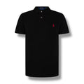 RALPH LAUREN CUSTOM FIT POLO SHIRT BLACK