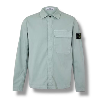 STONE ISLAND GD OVERSHIRT SAGE GREEN