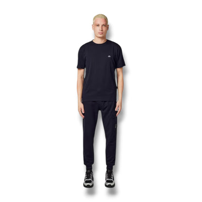 CP COMPANY SMALL LOGO T-SHIRT NAVY BLUE