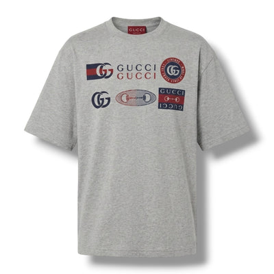GUCCI MOTORCROSS T-SHIRT GREY