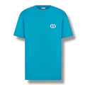 DIOR CD ICON LOGO T-SHIRT TEAL BLUE