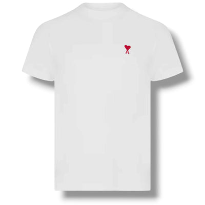 AMI PARIS DE COEUR HEART T-SHIRT WHITE
