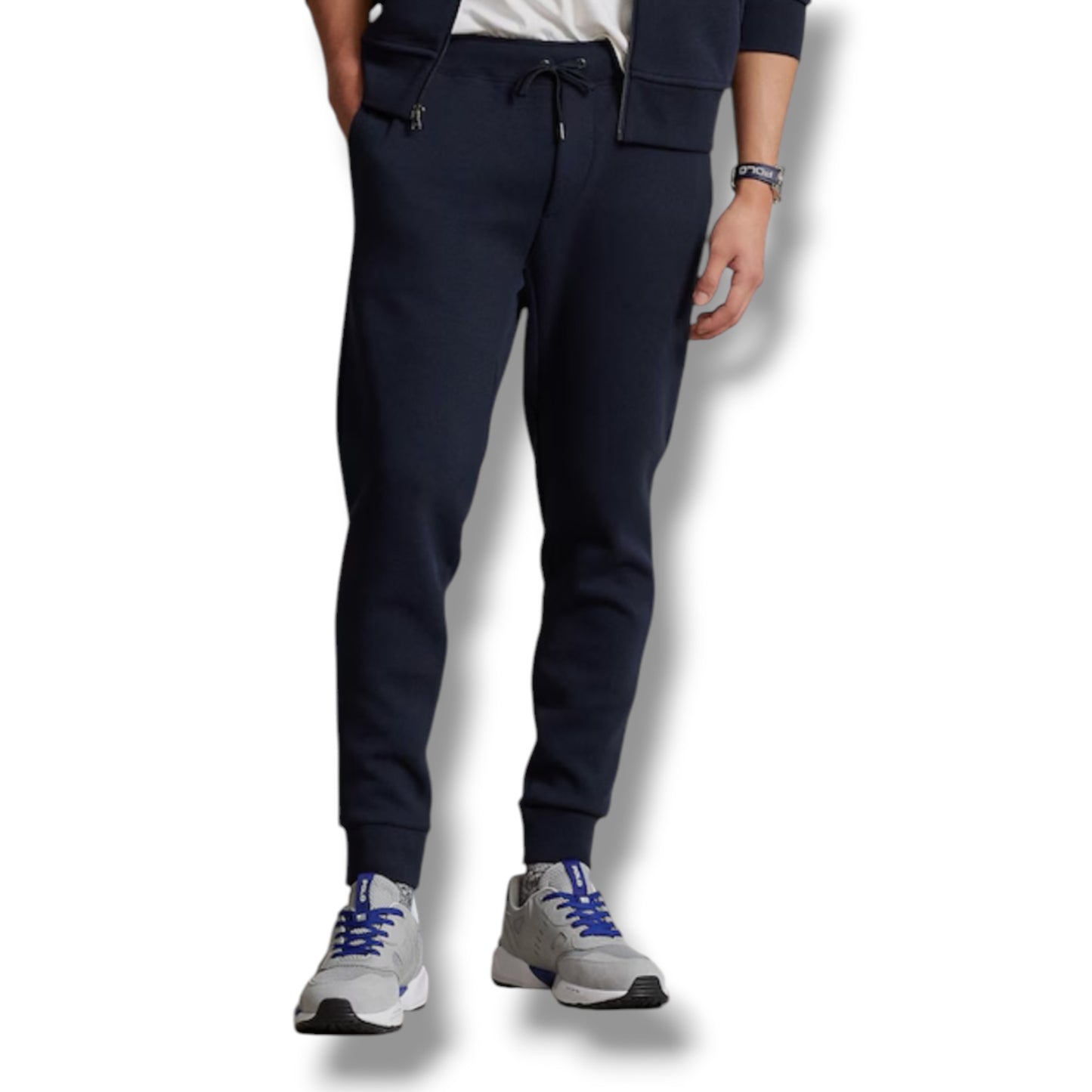 RALPH LAUREN TECH 1/4 ZIP SWEATSHIRT FULL TRACKSUIT NAVY BLUE