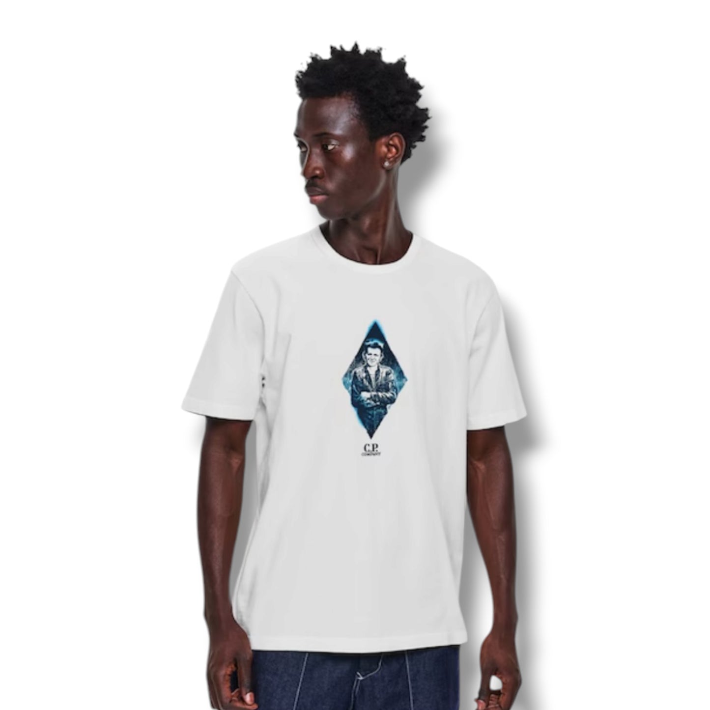 CP COMPANY DIAMOND SAILOR T-SHIRT WHITE