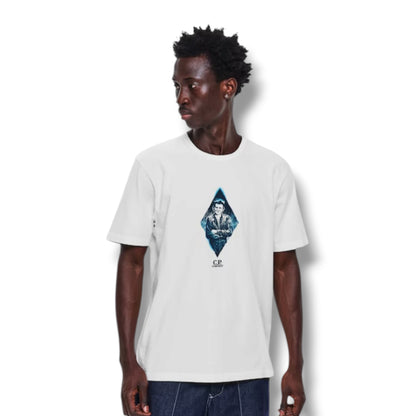 CP COMPANY DIAMOND SAILOR T-SHIRT WHITE