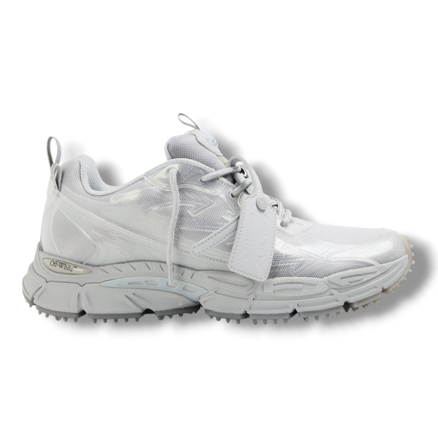 OFF WHITE BE RIGHT BACK TRAINERS GREY