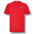 MONCLER TRIPLE LOGO T-SHIRT RED