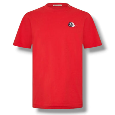 MONCLER TRIPLE LOGO T-SHIRT RED
