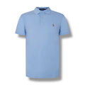 RALPH LAUREN SLIM FIT POLO SHIRT LIGHT BLUE