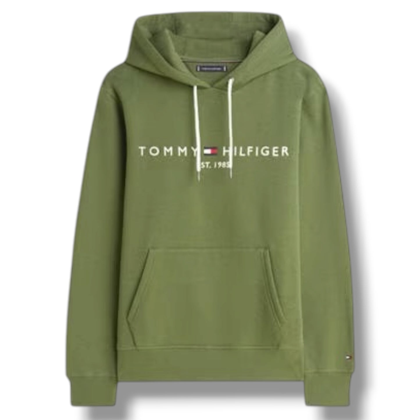 TOMMY HILFIGER LOGO OTTH HOODIE GREEN