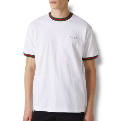 GUCCI TRIM T-SHIRT WHITE