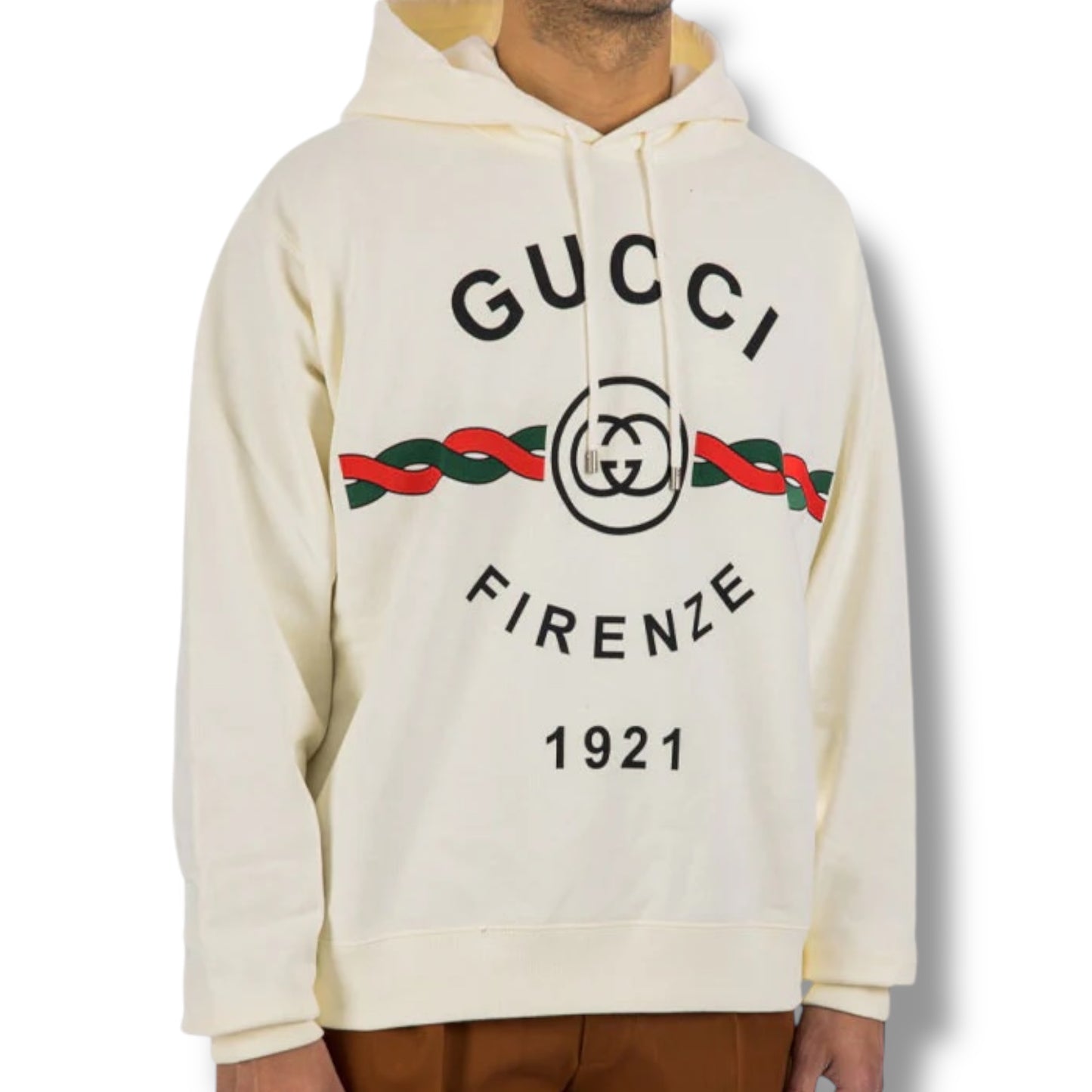 GUCCI FIRENZE 1921 ROPE OTTH HOODIE BEIGE