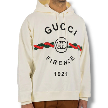 GUCCI FIRENZE 1921 ROPE OTTH HOODIE BEIGE