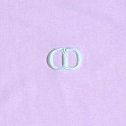 DIOR CD ICON LOGO T-SHIRT BABY PINK