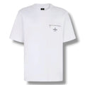 FENDI ZIP PICKET T-SHIRT WHITE