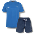 HUGO BOSS STORM T-SHIRT & SWIM SET ROYAL BLUE & NAVY BLUE