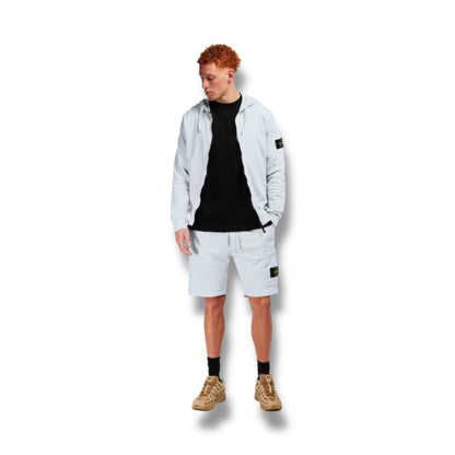 STONE ISLAND JERSEY CARGO SHORTS SKY BLUE
