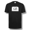 CP COMPANY STAMP LOGO T-SHIRT BLACK
