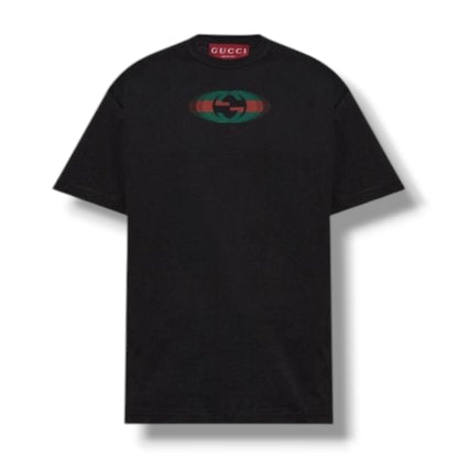 GUCCI BOX BACK LOGO T-SHIRT BLACK