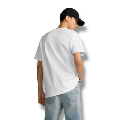 DIOR PLAQUE LOGO T-SHIRT WHITE