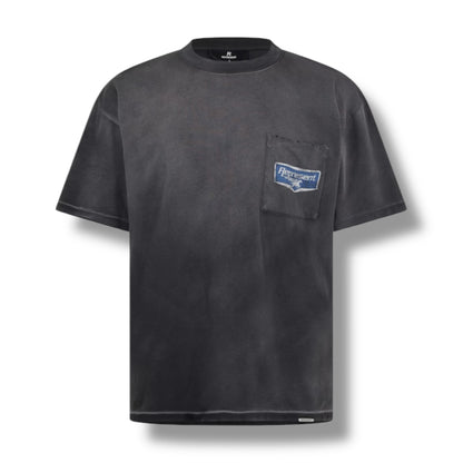 REPRESENT NOTHING FASTER T-SHIRT WASHED BLACK