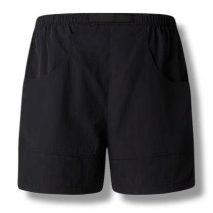 THE NORTH FACE TNF RED BOX T-SHIRT & NYLON SHORTS SET GREY & BLACK