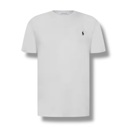RALPH LAUREN T-SHIRT & SWIM SHORTS SET WHITE & OLIVE GREEN