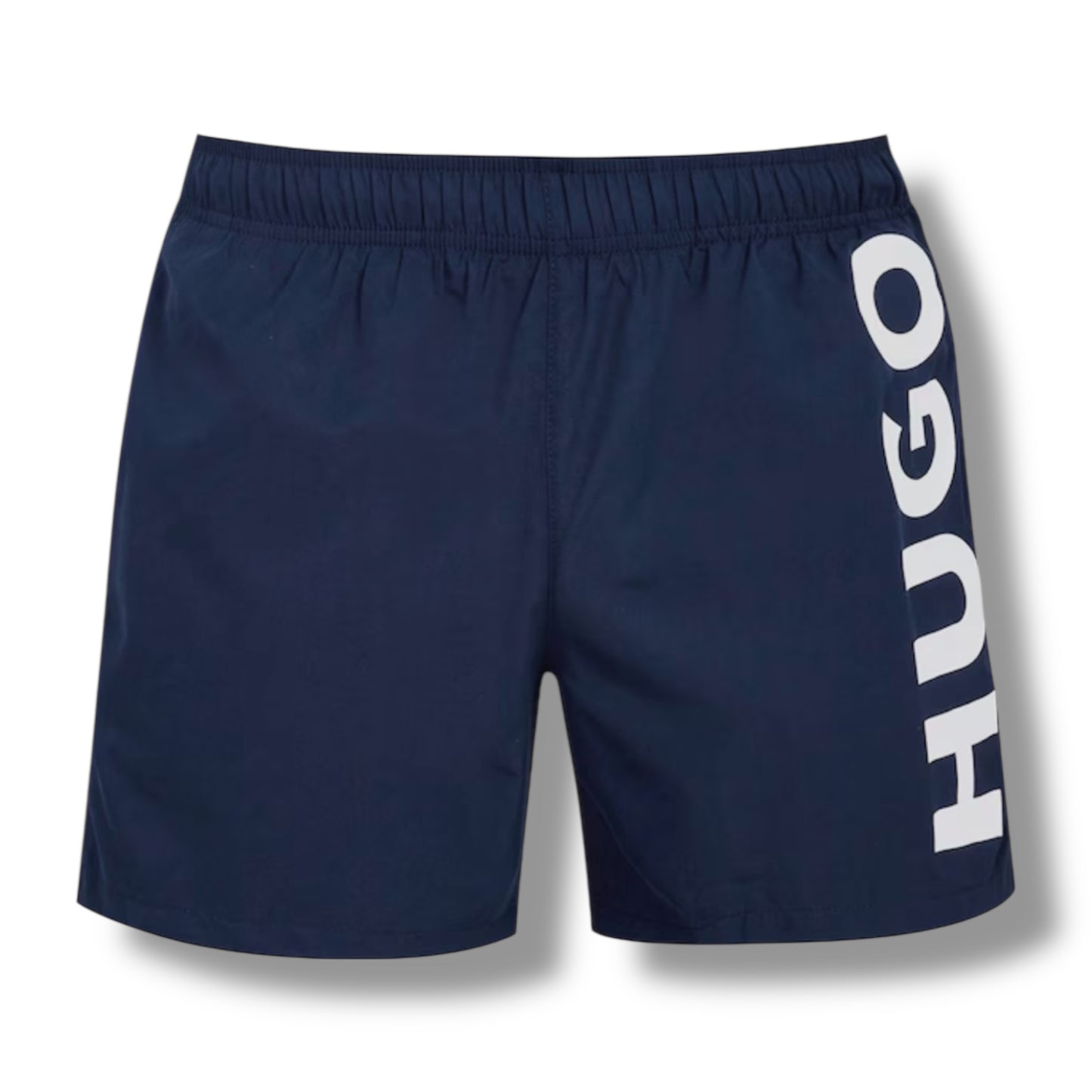 HUGO DESK LOGO T-SHIRT & VERTI LOGO SWIM SHORTS SET LIGHT BLUE & NAVY