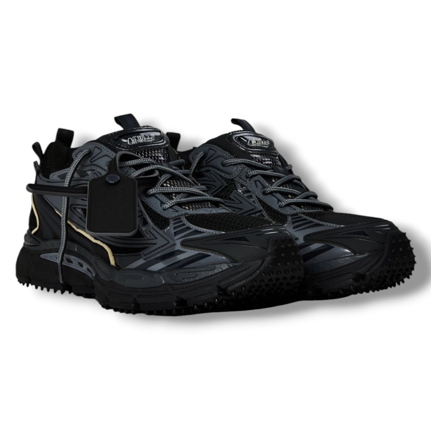 OFF WHITE BE RIGHT BACK TRAINERS BLACK