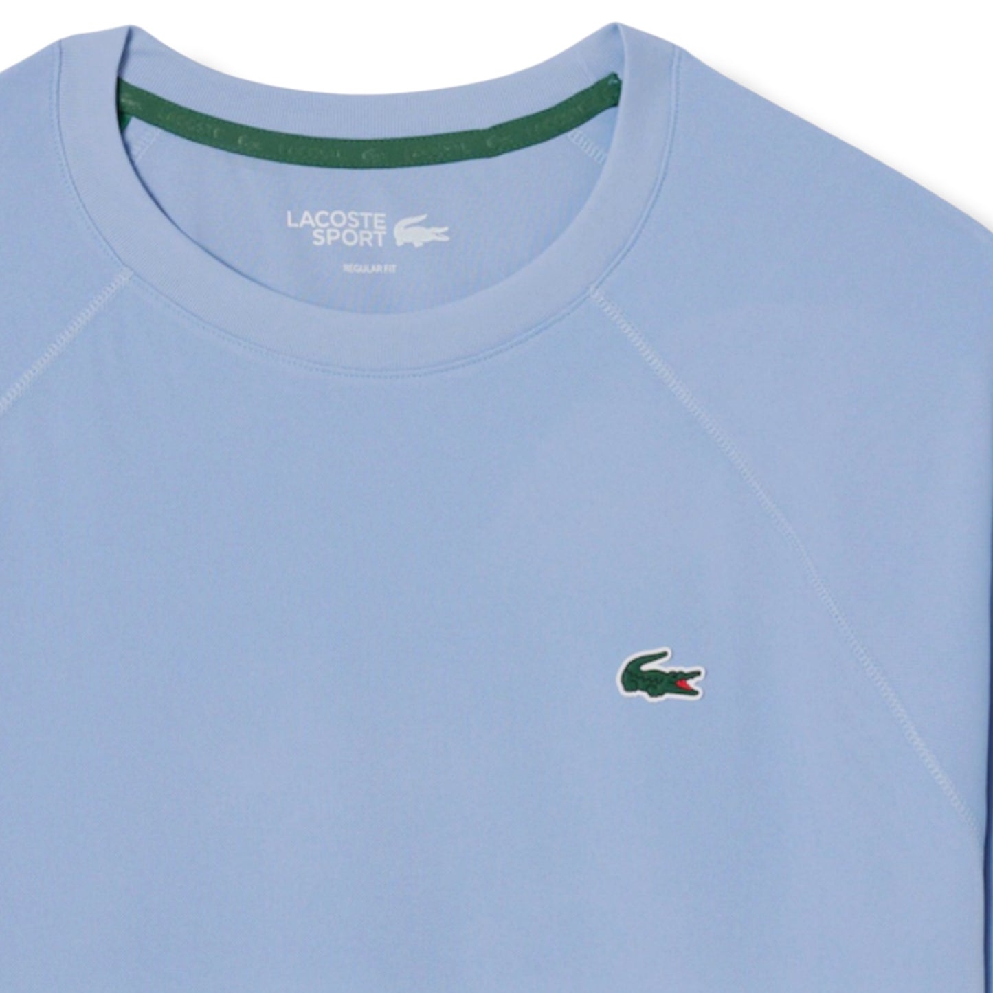 LACOSTE TECH GYM SET T-SHIRT & SHORTS SKY BLUE & GREEN