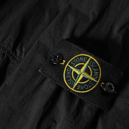 STONE ISLAND NYLON METAL HOODED JACKET BLACK