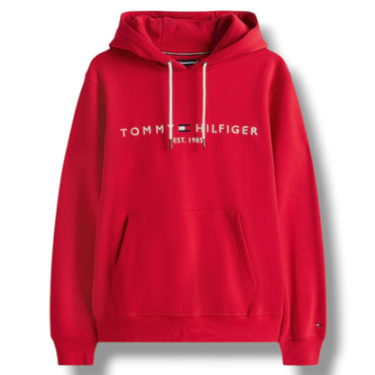 TOMMY HILFIGER LOGO OTTH HOODIE RED