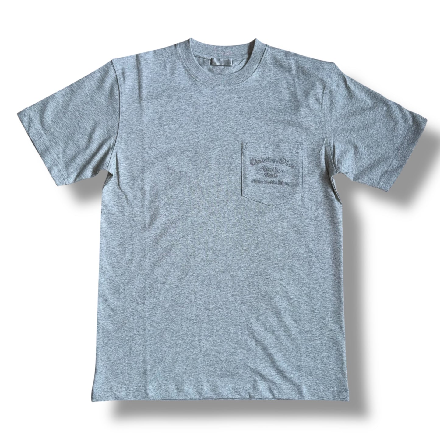 CHRISTIAN DIOR ATELIER PARIS POCKET T-SHIRT GREY