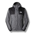 THE NORTH FACE TNF HOODED RAIN JACKET GREY & BLACK