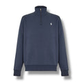 RALPH LAUREN TECH 1/4 ZIP SWEATSHIRT NAVY BLUE