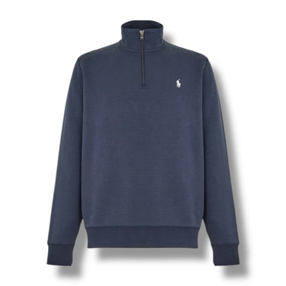 RALPH LAUREN TECH 1/4 ZIP SWEATSHIRT NAVY BLUE
