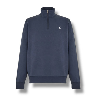 RALPH LAUREN TECH 1/4 ZIP SWEATSHIRT NAVY BLUE