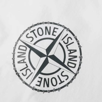 STONE ISLAND ENGINEERING LOGO T-SHIRT WHITE