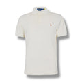RALPH LAUREN SLIM FIT POLO SHIRT LIGHT CREAM