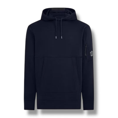 CP COMPANY LENS ARM OTTH HOODIE NAVY BLUE