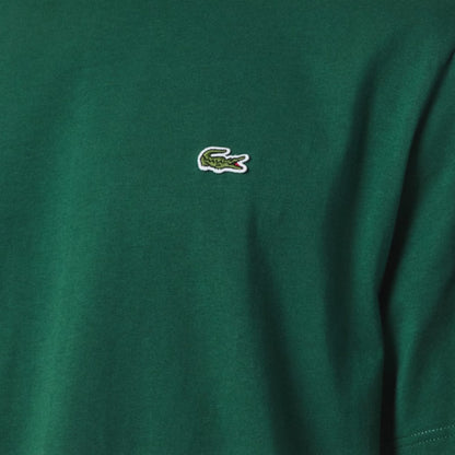 LACOSTE SMALL LOGO T-SHIRT & JERSEY SHORTS SET GREEN & GREEN